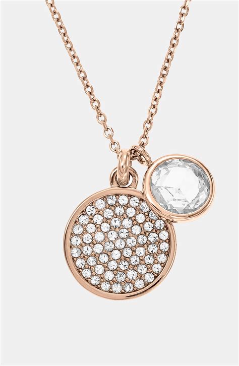 michael kors brilliance necklace|michael kors necklace and earrings.